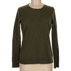 Lord & Taylor 100% Cashmere Green Sweater